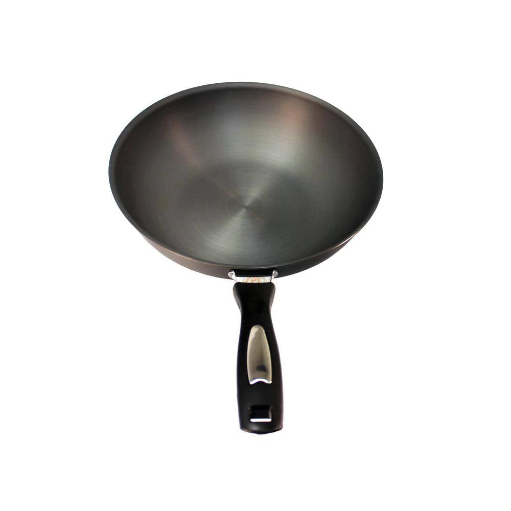 Hard-Anodized 12 in. Wok / Cookware with Lid by SPT - Image 3