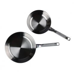 2-Piece Tri-Ply Stainless Steel Skillet Set by SAVEUR SELECTS