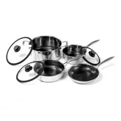 7-Piece Hybrid Quick Release Cookware Set by Black Cube