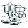Multi-Ply Clad 12-Piece Stainless Steel Nonstick Cookware Set by Cooks Standard