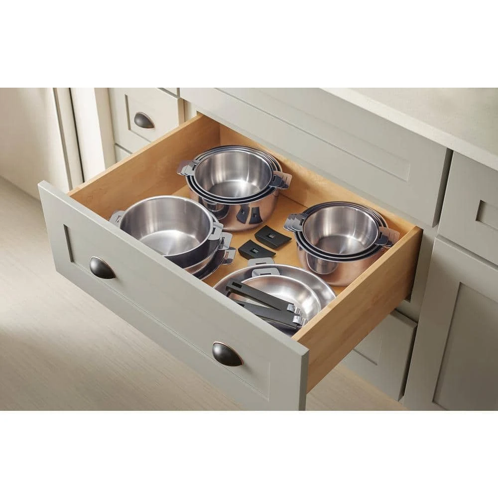 Tulipe 3-Piece Stainless Steel Nonstick Frying Pan Set by Cristel - Image 3