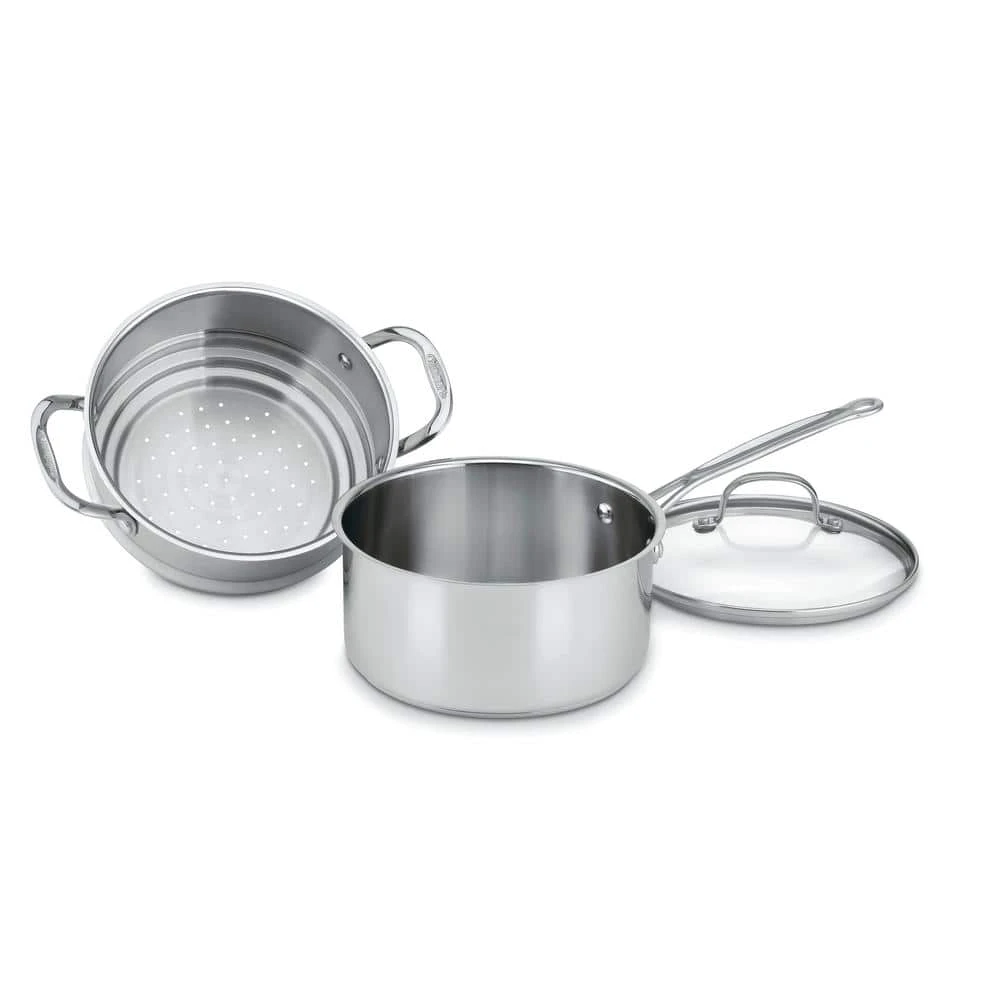 Chef's Classic 17-Piece Stainless Steel Cookware Set by Cuisinart - Image 5
