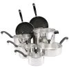 12-Piece Classic Series Stainless Steel Cookware Set by Farberware