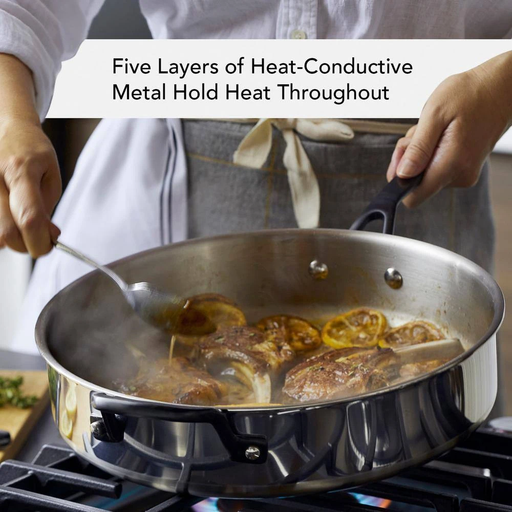 10-Piece Stainless Steel Induction Cookware Set by KitchenAid - Image 7