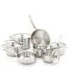 Classic 12-Piece Stainless Steel Cookware Set by Old Dutch
