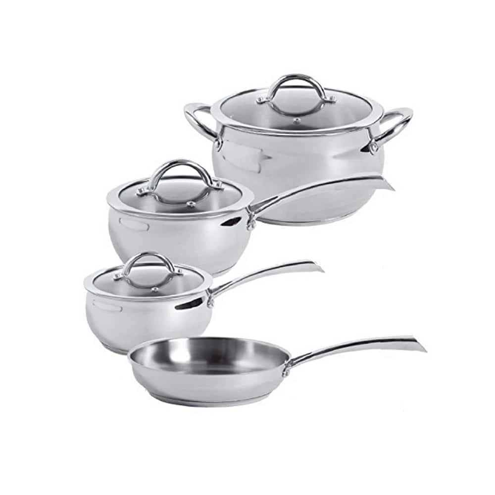Derrick 7-Piece Stainless Steel Cookware Set by Oster