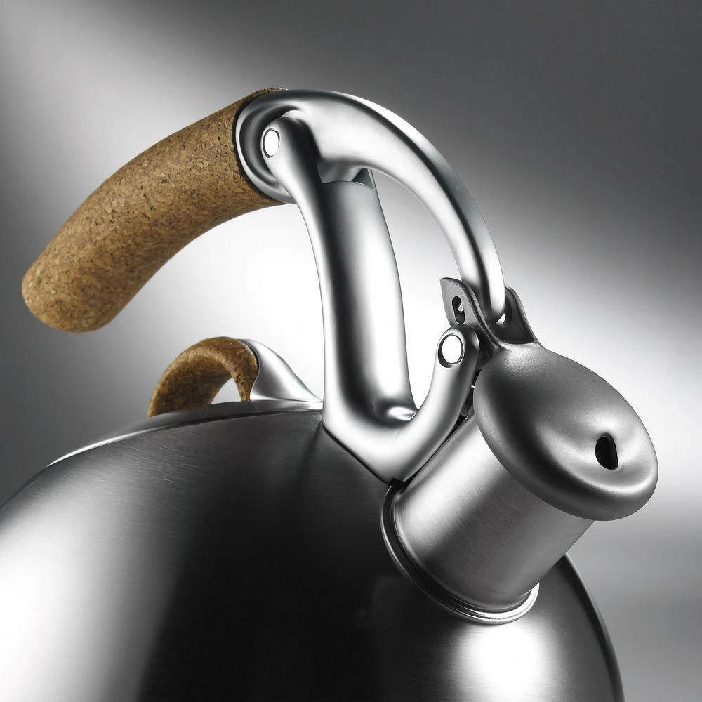 Good Grips Uplift Anniversary Edition 8-Cup Brushed Stainless Steel Tea Kettle by OXO - Image 3