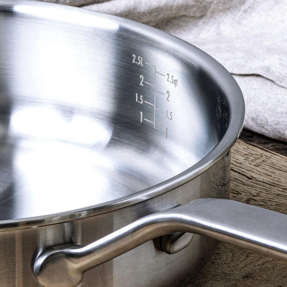 Merten and Storck Tri-Ply 14-Piece Stainless Steel Induction Cookware Pots and Pans Set by Merten & Storck - Image 6