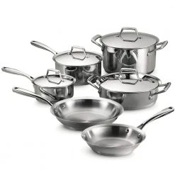 Gourmet Prima 10-Piece Stainless Steel Cookware Set by Tramontina