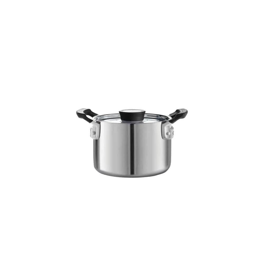 Nesting 6-Piece Stainless Steel Tri-Ply Clad Sauce and Stock Pot Set by Tramontina - Image 8