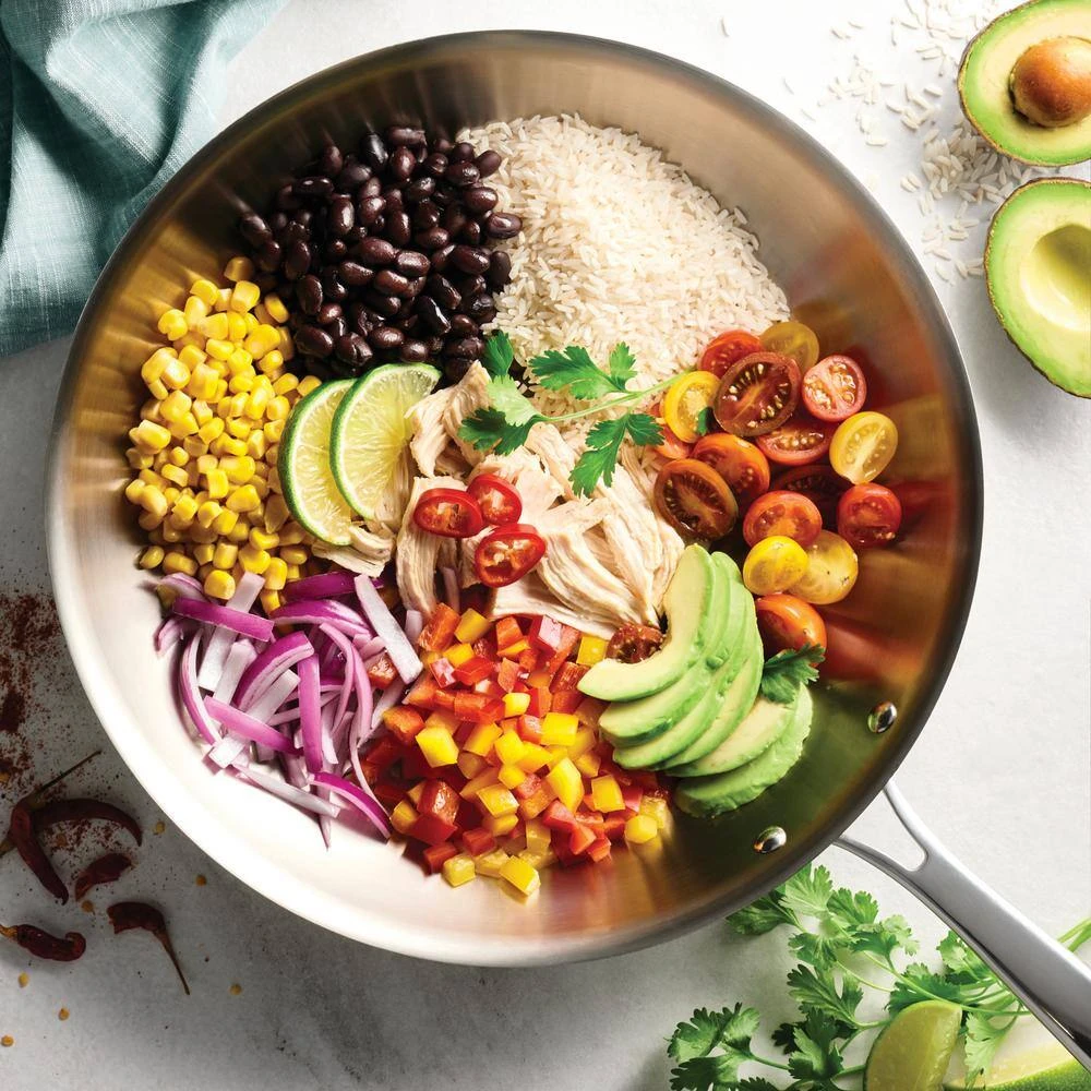 Gourmet Tri-Ply Clad 12 in. Stainless Steel Frying Pan by Tramontina - Image 8