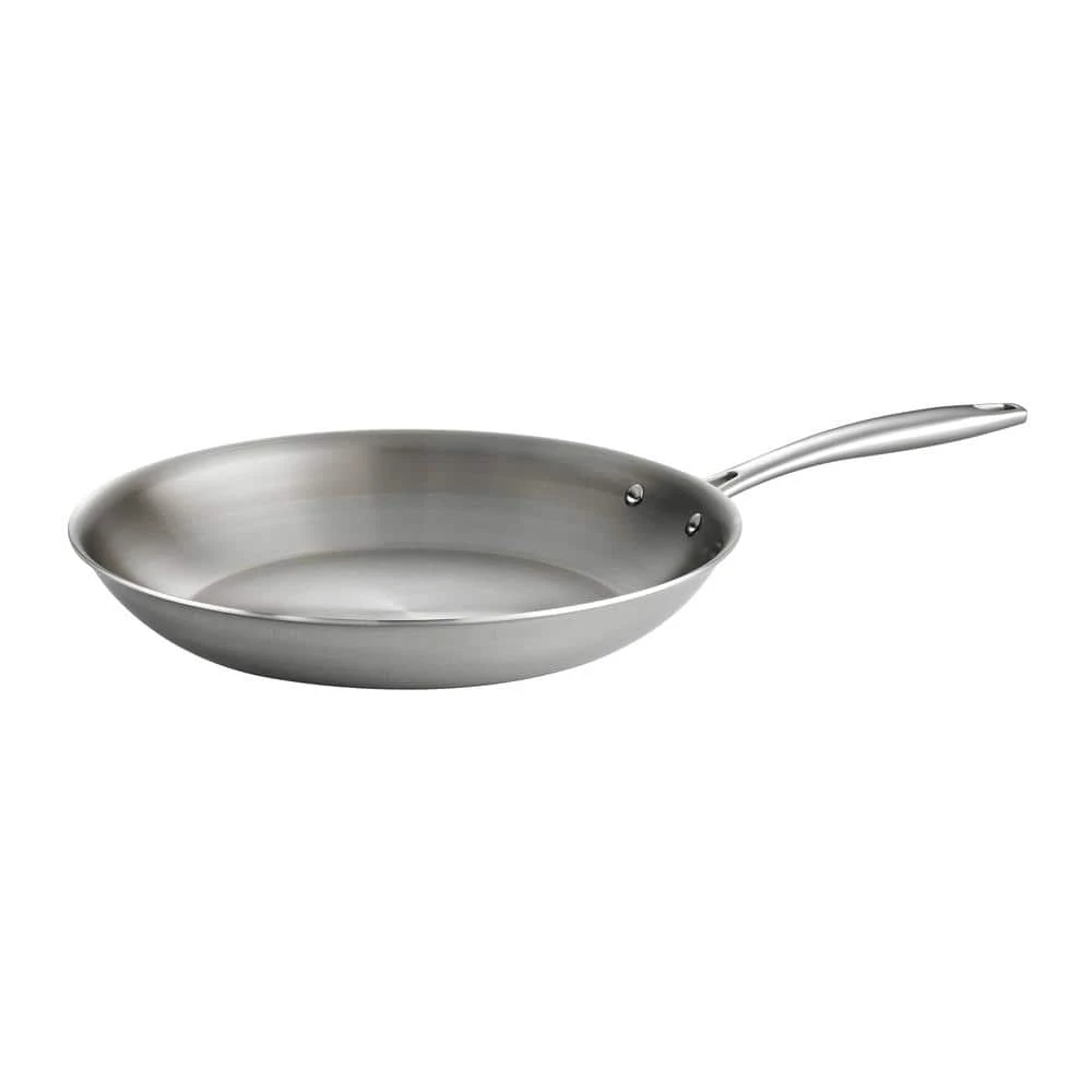 Gourmet Tri-Ply Clad 12 in. Stainless Steel Frying Pan by Tramontina