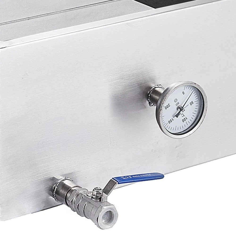 Maple Syrup Evaporator Pan 30 in. x 16 in. x 19 in. Stainless Steel Maple Syrup Boiling Pan with Valve and Thermometer by VEVOR - Image 2