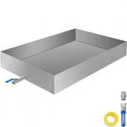 Maple Syrup Evaporator Kit 36 in. x 24 in. x 6 in. Stainless Steel Large RectanglePan MapleSyrup for Boiling MapleSyrup by VEVOR