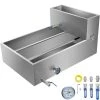 35.8 in. x 24 in. x 18.5 in. Stainless Steel Evaporator Sap Stove with Divided Pan and Feed Pan for Boiling Maple Syrup by VEVOR