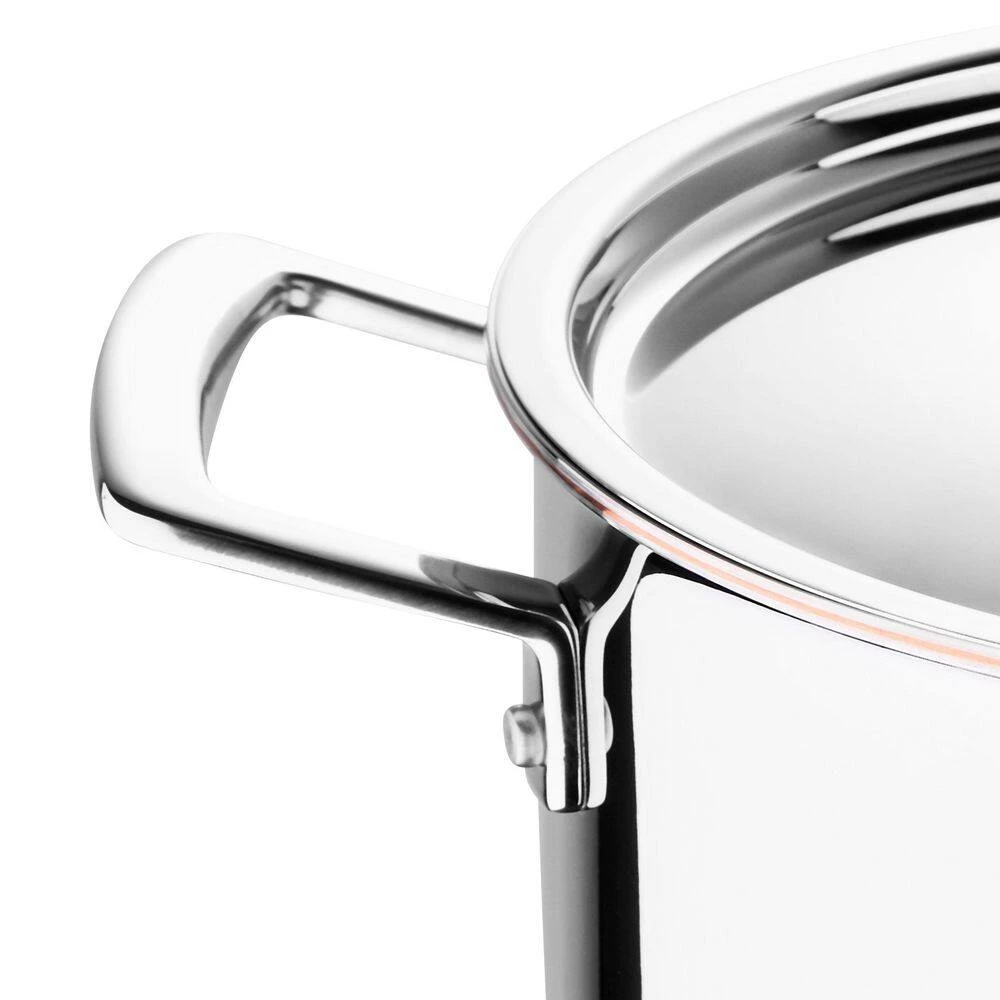 5CX 8 qt. Stainless Steel 5-Ply Copper Core Stock Pot with Lid by MasterPRO - Image 5