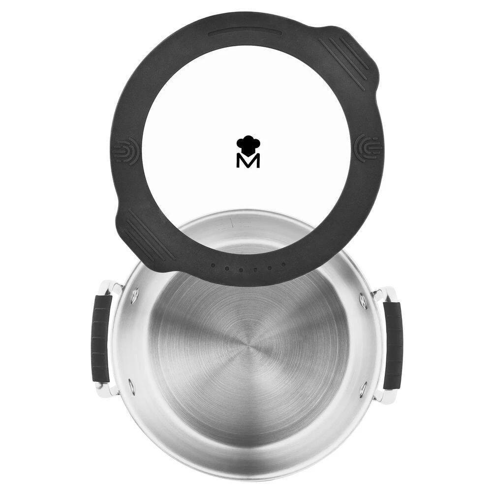 Nesting Stainless Steel Collection 3.6 qt. Covered Stock Pot by MasterPRO - Image 6