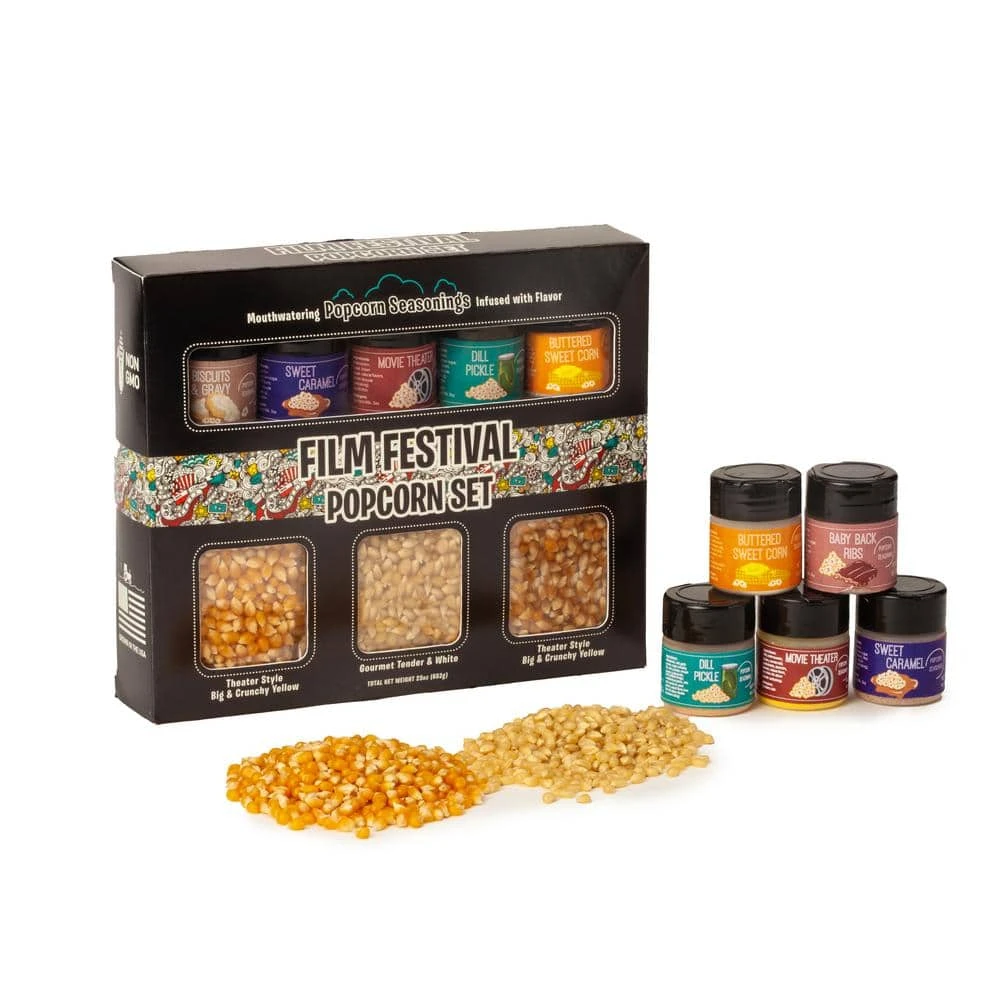 6 qt. Aluminum Stovetop Popcorn Popper and Film Festival Complete Popcorn Set by Whirley-Pop - Image 3