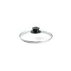 8 in. Tempered Glass Lid with Vented Steam Knob by Swiss Diamond