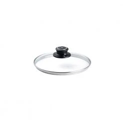 8 in. Tempered Glass Lid with Vented Steam Knob by Swiss Diamond