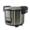 Commercial Rice Cooker/Warmer, 60 Cups with Hinged Lid, Stainless Steel Exterior, Non-Stick Insert Pot by SYBO