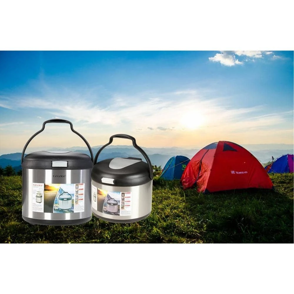 5 qt. Stainless Steel Energy-Saving Thermal Cooker Stock Pot in Black by Tayama - Image 8