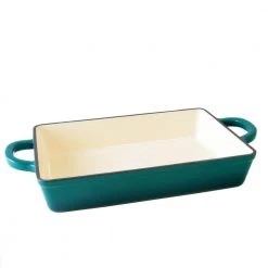 Artisan 13 in. Rectangle Enameled Cast Iron Lasagna Pan by Crock-Pot