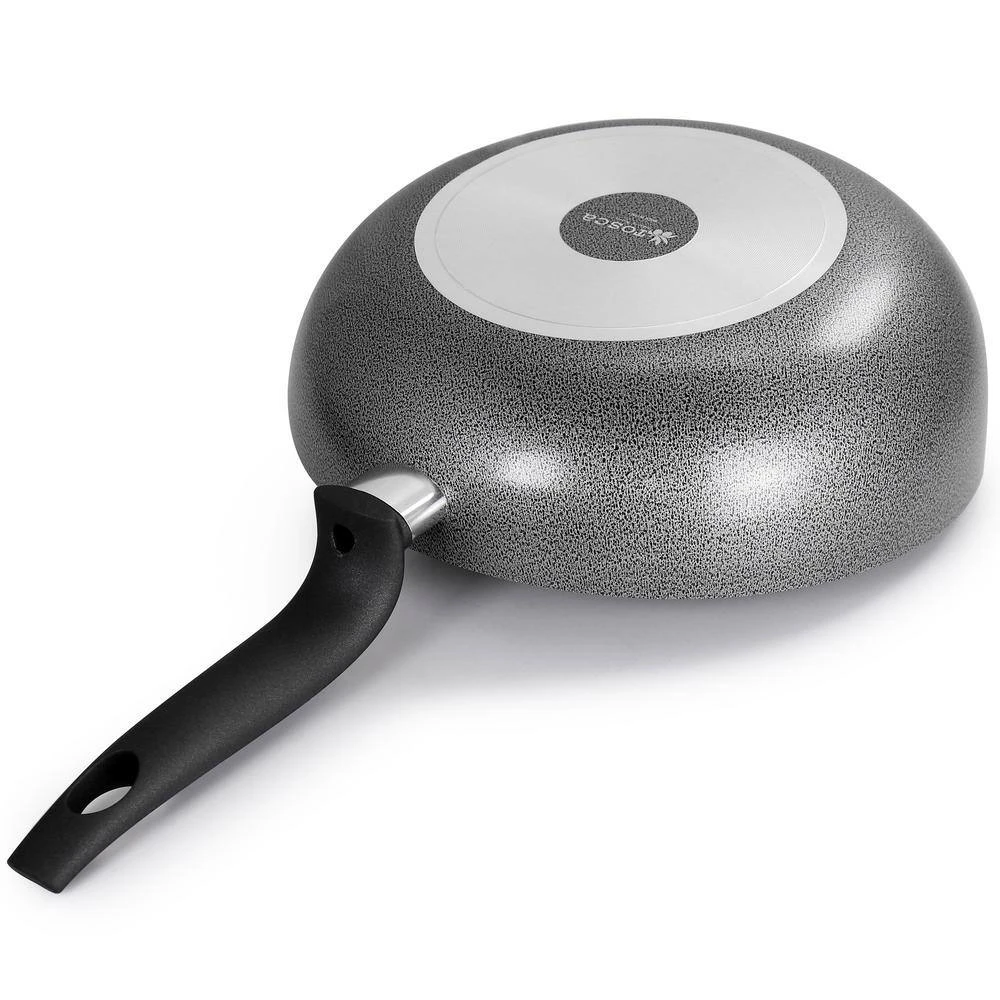 Siena 11 in. Nonstick Aluminum Wok in Grey Granite by Tosca - Image 4