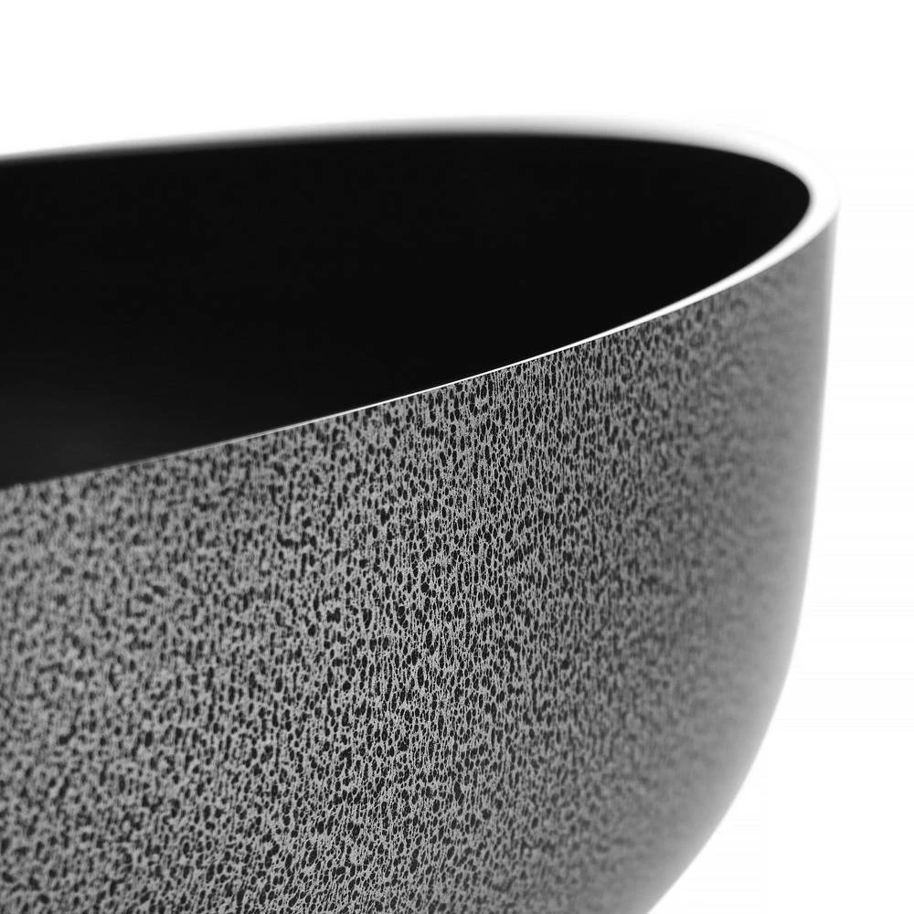 Siena 11 in. Nonstick Aluminum Wok in Grey Granite by Tosca - Image 6