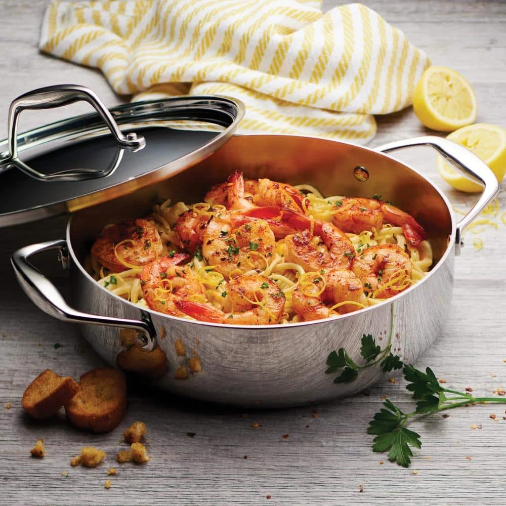 Gourmet Tri-Ply Clad 3 Qt. Covered Braiser by Tramontina - Image 3