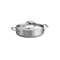 Gourmet Tri-Ply Clad 3 Qt. Covered Braiser by Tramontina