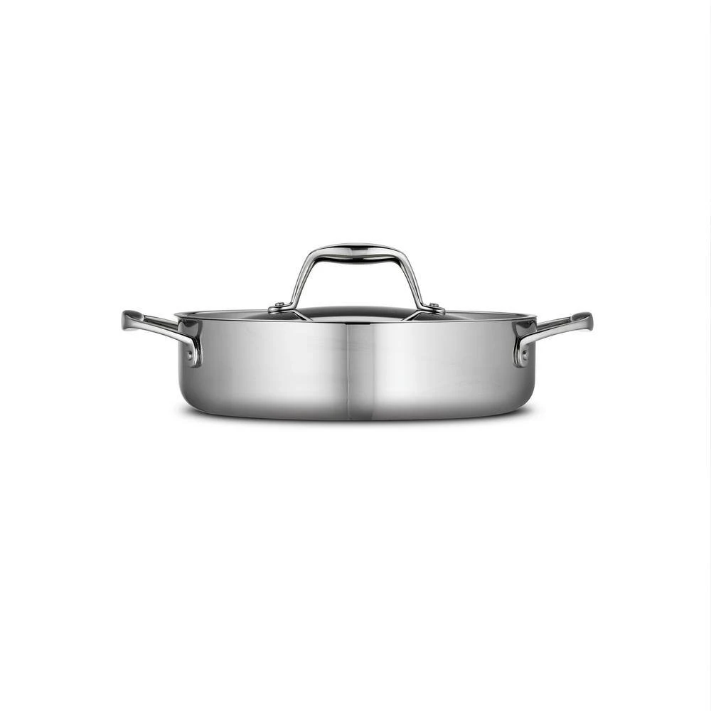 Gourmet Tri-Ply Clad 3 Qt. Covered Braiser by Tramontina - Image 2