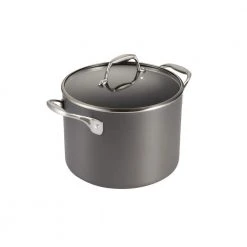 8 qt. Hard-Anodized Aluminum Nonstick Covered Stock Pot by Tramontina