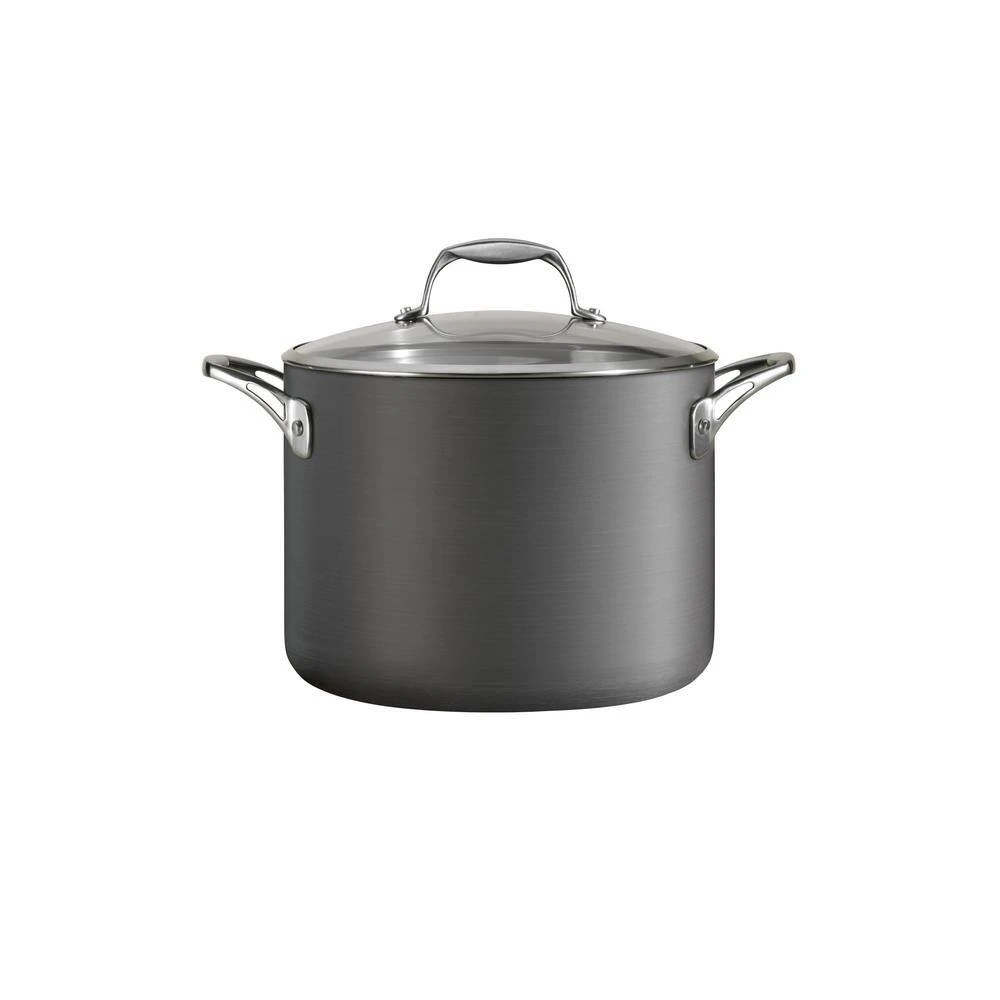 8 qt. Hard-Anodized Aluminum Nonstick Covered Stock Pot by Tramontina - Image 2