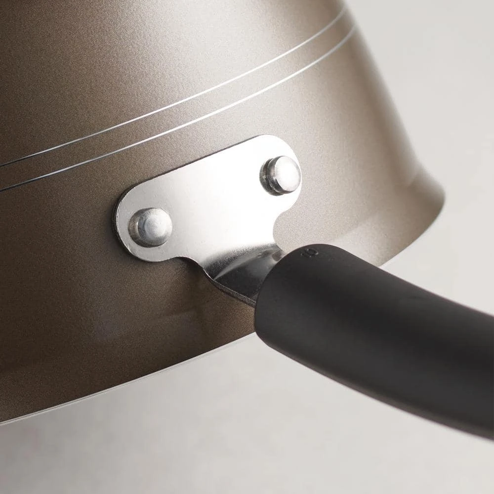 Sicilia 4.5 qt. Aluminum Nonstick Covered Saute Pan in Hazelnut by Tramontina - Image 6