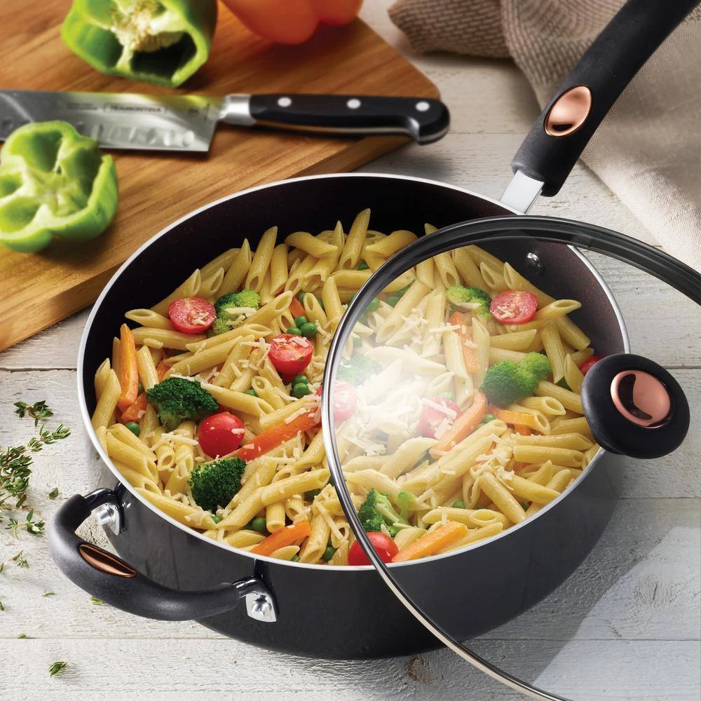 Pots & Pans 5.5 qt. Aluminum Nonstick Jumbo Cooker by Tramontina - Image 2