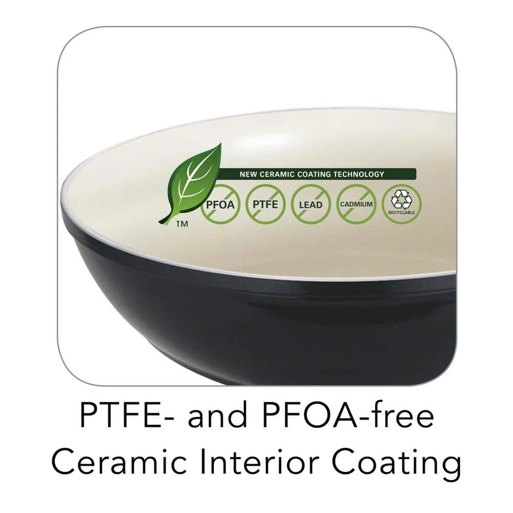 Gourmet Ceramica Deluxe Aluminum Stir-Fry Pan by Tramontina - Image 3