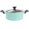 Everyday 5 qt. Aluminum Dutch Oven with Lid in Turquoise by MARTHA STEWART