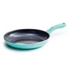 Diamond 10 in. Aluminum Ceramic Nonstick Frying Pan in Turquoise by GreenLife
