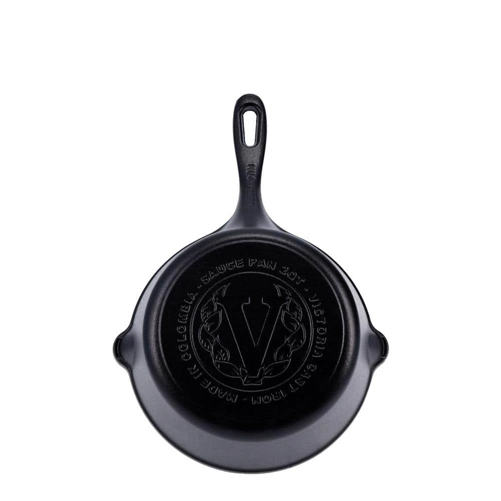 2 qt. Sauce Pan Seasoned Cast Iron by Victoria - Image 7
