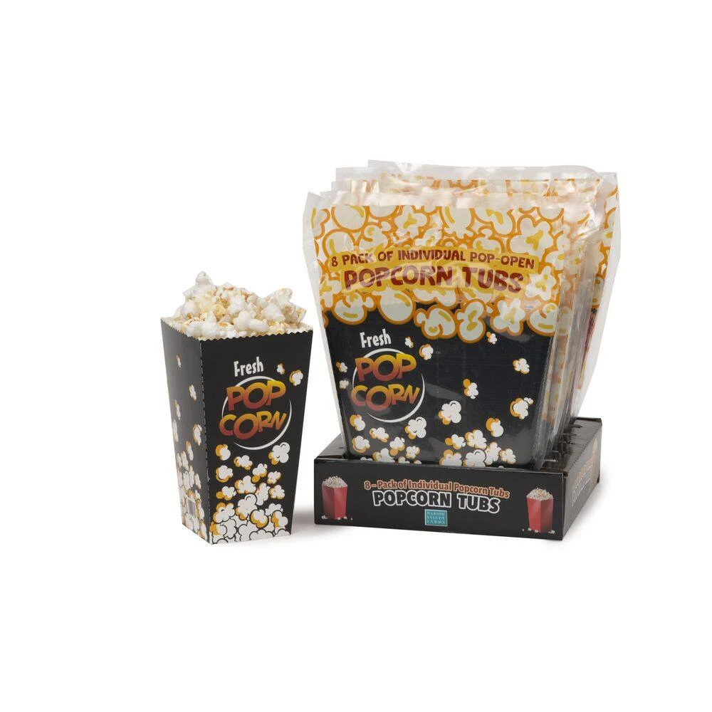 4 qt. Aluminum Black Outdoor Popcorn Popper with 3-All-Inclusive Popping Kits, 5-Pieces Seasoning Tube and 8-Tubs by Wabash Valley Farms - Image 7