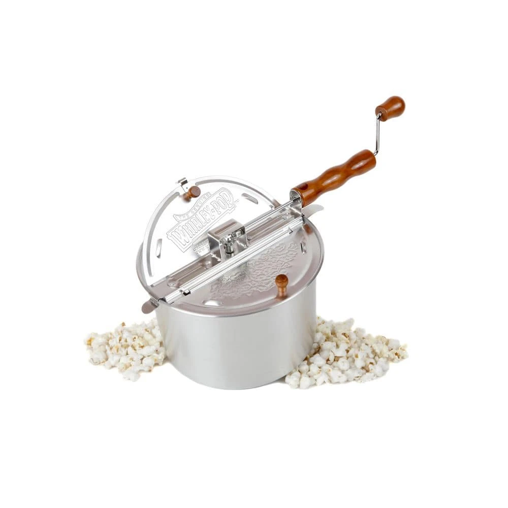 6 qt. Aluminum Stovetop Popcorn Popper with Pop and Color Party Pack by Wabash Valley Farms - Image 5