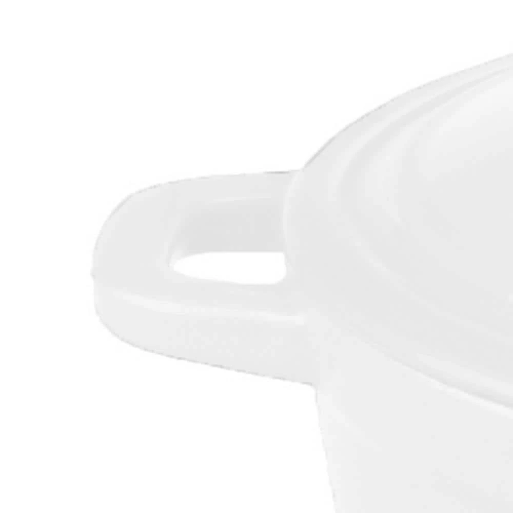 Neo 5 qt. White Cast Iron Oval Covered Casserole by BergHOFF - Image 2