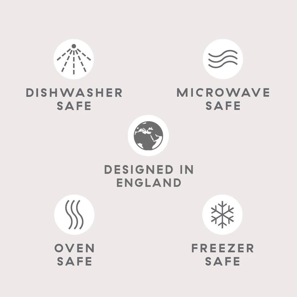 Natural Canvas 11.5 in. Cast Iron Grill Pan in White by Denby - Image 3