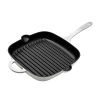 Natural Canvas 11.5 in. Cast Iron Grill Pan in White by Denby
