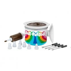 14 Piece 20 oz. Ceramic Fondue Pot Set with Fondue Forks by Unbranded