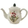 6-Cup White Garden Botanist Ceramic Tea Pot by Park Designs