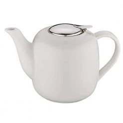 "London" Ceramic Teapot, White 50 fl. oz. by KUCHENPROFI